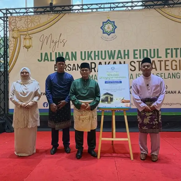 Majlis pelancaran Kempen Wasiat Dhuyufurrahman 2026 oleh MAIS di Shah Alam
