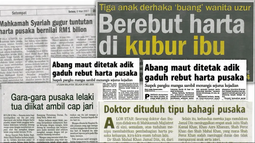 Keratan akhbar pusaka 1