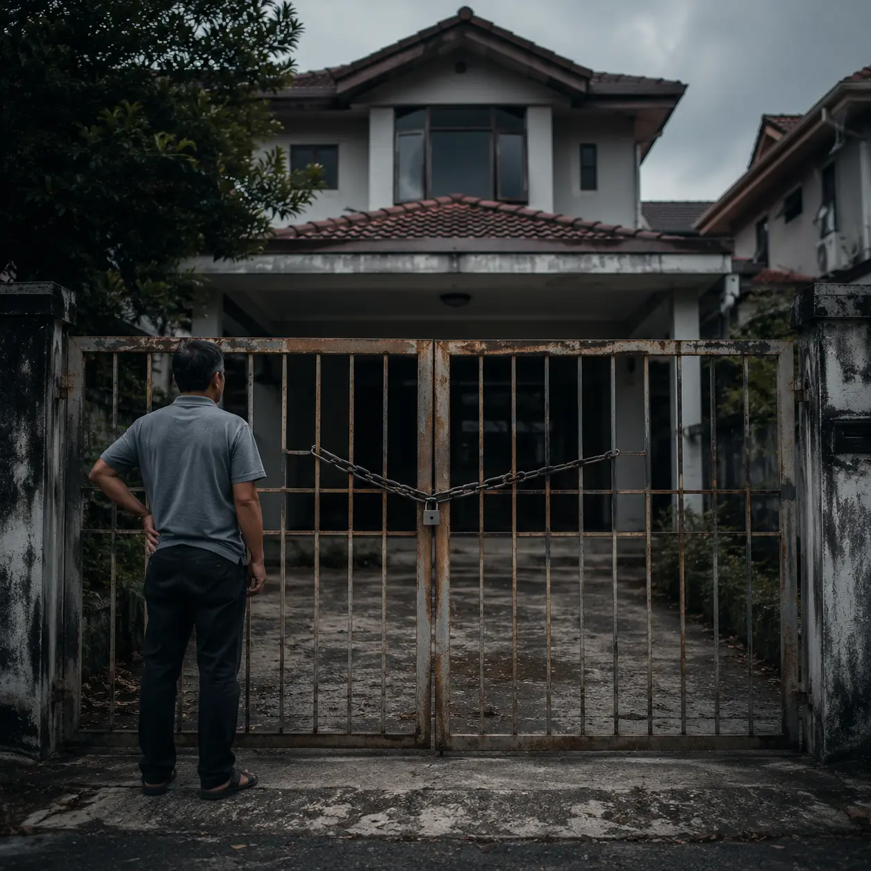 Rumah tergantung bertahun tanpa dokumen