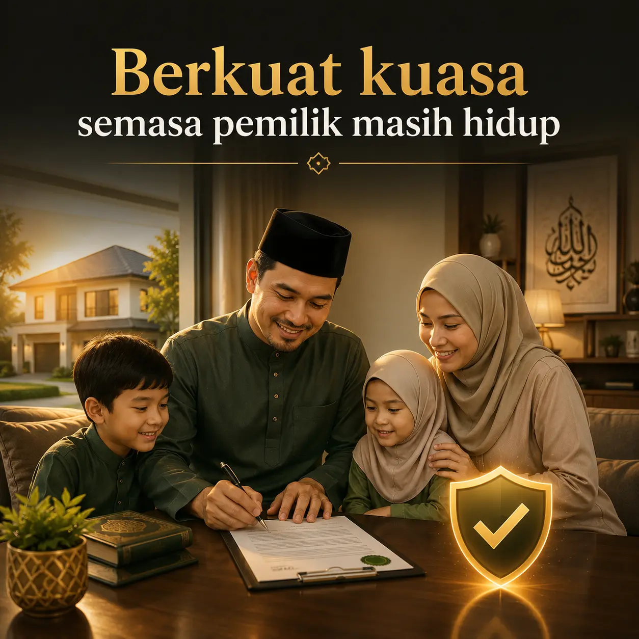 Berkuat kuasa semasa pemilik masih hidup