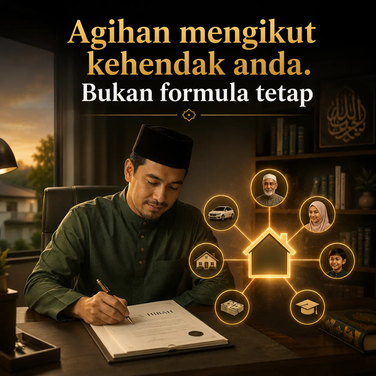 Agihan mengikut kehendak anda
