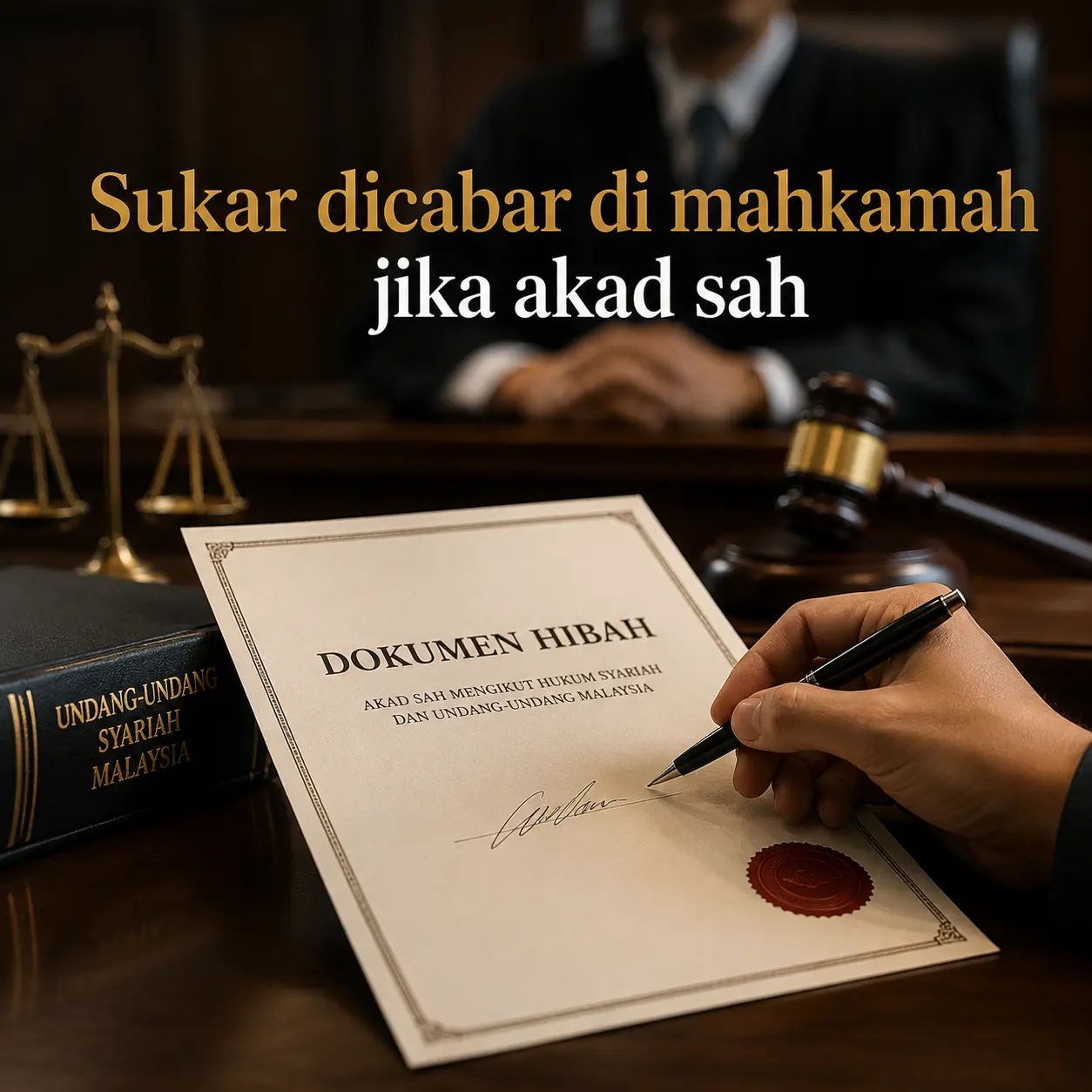 Sukar dicabar di mahkamah jika akad sah