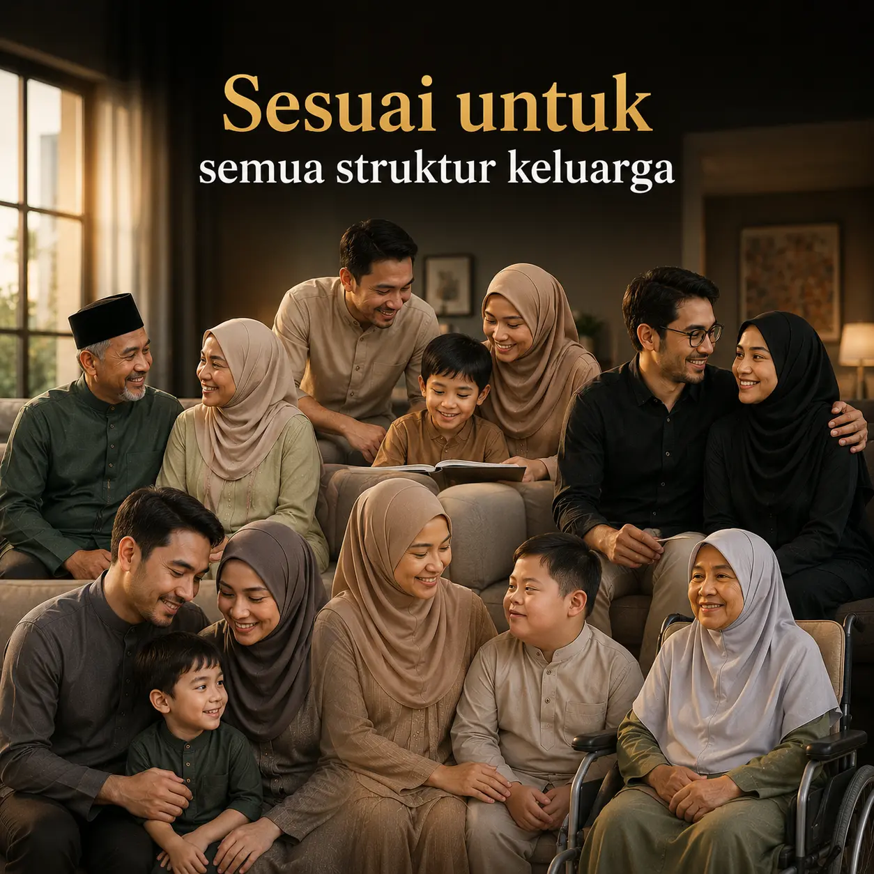 Sesuai untuk semua struktur keluarga